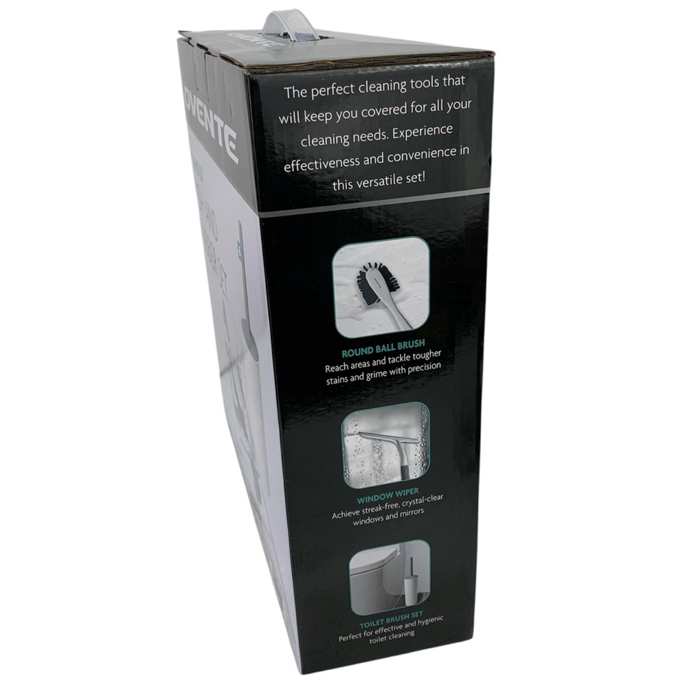 Ovente Household Cleaning Brush and Scrubber Set - Picture 2 of 4